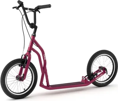 Produktbild von TTretroller Yedoo Steel S1616 Dogscooter Scooter Roller Cityscooter weinrot
