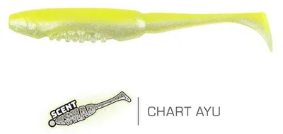 Zdjęcie produktu dla Fox Rage – gumowa przynęta Scent Shads Chart Ayu, 1 szt., 9 cm
