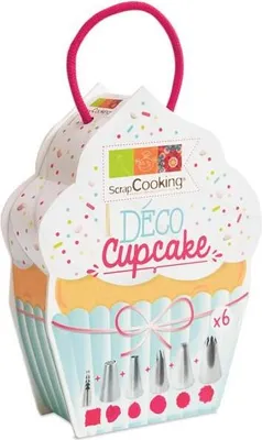 Produktbild von 6 Tüllen aus Edelstahl für Cupcake Dekoration