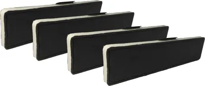 Produktbild von vhbw 4x Aktivkohlefilter Ersatz für Miele 9438930, 9720600, 9162160, DKF 18, 4002515063743, 4002515380024 für Dunstabzugshaube - 43 x 10 x 2 cm