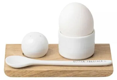 Produktbild von Räder Design Eierbecher-Set Better Together Weiß (4-teilig)