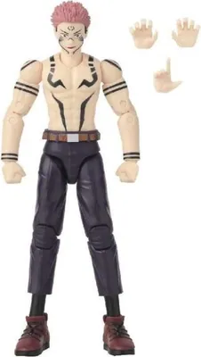 Immagine prodotto di Figurina Jujutsu Kaisen Anime Heroes, Ryomen Sukuna, 17 cm, 16 punti di articolazione