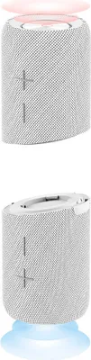 Produktbild von Hama Twin 2.0, 20 W, 1%, Kabellos, A2DP, AVRCP, HFP, 10 m, Tragbarer Stereo-Lautsprecher