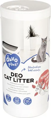 Produktbild von Duvo+ Geruchsbeseitiger für Katzenstreu mit Blütenduft 400 g