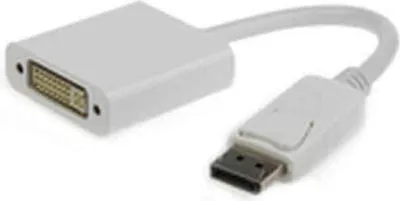 Zdjęcie produktu dla Gembird A-DPM-DVIF-002-W, 0,1 m, DisplayPort, DVI, Męska, Żeńska, Biały