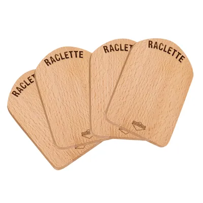 Produktbild von Küchenprofi Raclettebrettchen 4er-Sa. 14x9,5cm, Holz