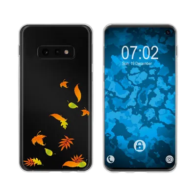 Produktbild von PhoneNatic Case kompatibel mit Samsung Galaxy S10e Silikon-Hülle Herbst Blätter/Leaves M1