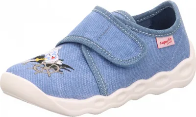 Produktbild von Superfit Jungen Hausschuhe in Blau, Größe 35