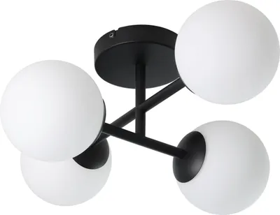 Obrázek produktu pro Stropní svítidlo Eglo Castrovito černé 48 x 39 cm teplá bílá