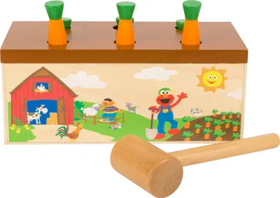 Produktbild von Small Foot Design 10972 Sesamstrasse Hämmerchenspiel, 2-teilig (1 Set)
