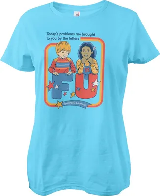 Produktbild von Todays Problems Girly Tee - X-Large - Skyblue