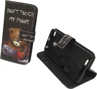 Produktbild von Handyhülle Tasche für Handy Xiaomi Redmi 3s Schriftzug Bär mit Kettensäge