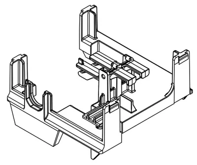 Productafbeelding van Houder voor Tankhendel 4150 - Wit