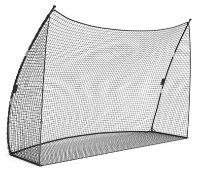 Zdjęcie produktu dla Siatka treningowa do golfa - siatka do uderzeń początkowych - 305 x 90 x 217 cm - Do treningu w pomieszczeniach i na zewnątrz - Z torbą transportową - Czarna