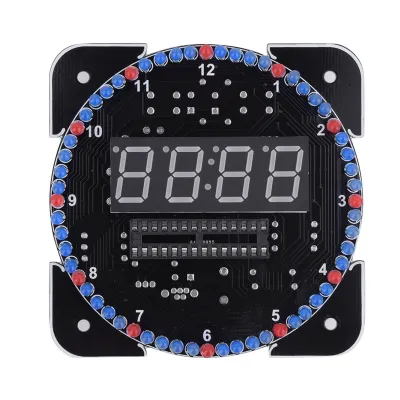 Immagine prodotto di Kit orologio, suite orologio, set orologio, kit orologio fai da te, suite orologio multifunzione, set orologio con controllo della luce, kit orologio a rotazione, suite orologio digitale, set orologio a LED, kit orologio, suite orologio elettronico, set orologio a temperatura