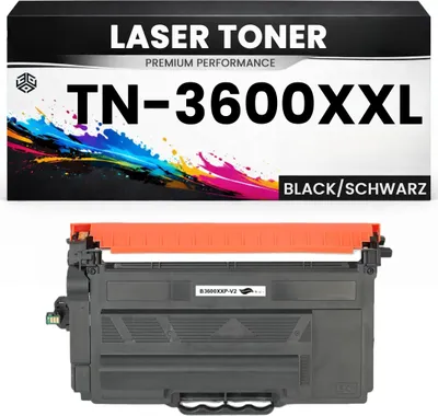 Produktbild von XXL Toner TN-3600XXL für Brother kompatibelSchwarz TN3600 wie Orig alternativ HL-L5210DN/5210DW/5215DN/6210DW/6410DN/6415DN DCP-L5510DW MFC-EX910