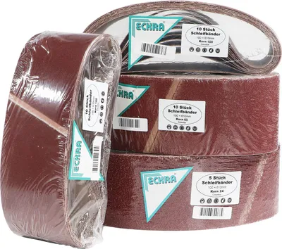 Produktbild von Eckra Schleifband MIX 100x610 mm 35 Schleifbänder Korn 24-60-100-180 Sortiment