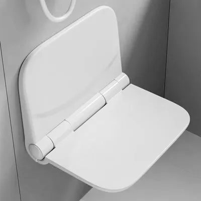 Zdjęcie produktu dla Omgoods - Składany krzesło do prysznica, ergonomiczne i antypoślizgowe, idealne do łazienki