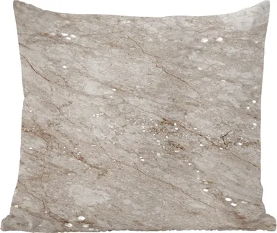 Produktbild von MuchoWow® Zierkissen Sofakissen Wohnzimmer Dekokissen 45x45 cm Marmor - Stein - Braun - Schlafpolster - Polster für das Sofa