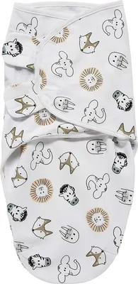 Produktbild von Meyco Baby Uni Pucksack, Erstausstattung Neugeborene (Pucktuch für Babys ab 0-3 Monaten, weicher Schlafkomfort, 100% Baumwolle, atmungsaktiv, Einschlafhilfe), Cremeweiß 0-3 Monate Cremeweiß