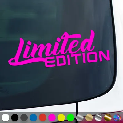 Produktbild von PantherPixel Limited Edition Aufkleber Style Tuning Special Edition Sticker Auto Geschenkidee Farbe Neon-Pink