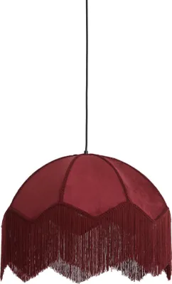 Produktbild von Light & Living - Hängeleuchte Malacia - Dunkelrot - Ø60cm Hängelampe - Esstischlampe - Wohnzimmerlampe - Schlafzimmerlampe - Wohnzimmer
