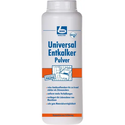 Produktbild von Dr. Becher Universalentkalker Pulver 1kg Kaffeemaschinen Wasserkocher (1er Pack)