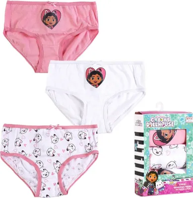Obrázok produktu pre Balenie nohavíc pre dievčatá Gabby's Dollhouse 3 ks Farebné - 2-3 roky