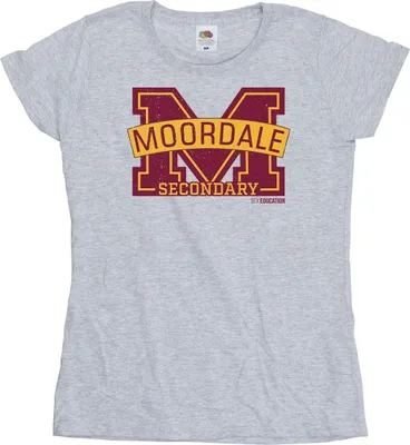 Produktbild von Netflix - " Education Moordale" T-Shirt für Damen BI39033 (S) (Grau)