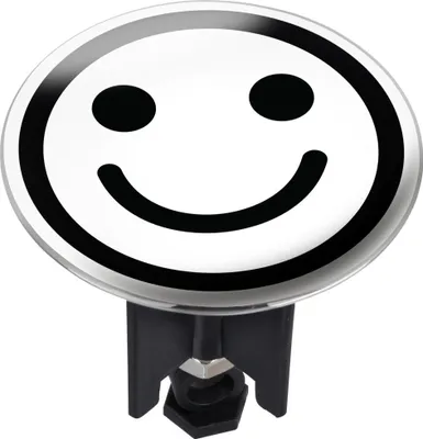 Immagine prodotto di WENKO Tappo per lavabo Pluggy XL Laugh Laugh Tappo di scarico Bagno WC