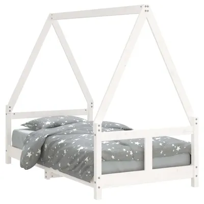Immagine prodotto di vidaXL Lettino bianco 80x160 cm in legno di pino massiccio