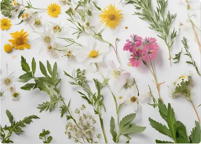 Produktbild von Blumen und Blätter – Bodenschutzmatte – Stuhlunterlage 140x100 cm – Rutschfest – Hartbodenmatte