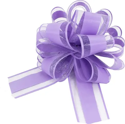 Produktbild von Oblique Unique Geschenkschleife Deko Schleife für Geschenke Tüten Zuckertüte Weihnachten Geschenkdeko - lila