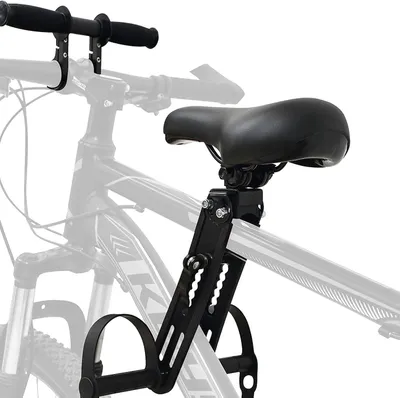 Productafbeelding van Kinder Fietszitje - Voorzitje Kind - Samen Fietsen - Veilig Frame Montage - 2-5 Jaar - Zwart