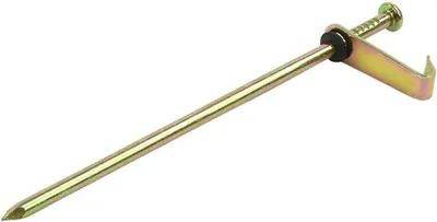 Felsbodenhering 21cm Metall - mit Haken