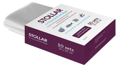 Image de 50 sacs sous vide alimentaires Stollar the VacuumFresh SAT55 - 15×25 cm