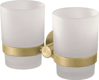 Produktbild von Haceka Kosmos Dubbele Bekerhouder 16,1x7,5x9,6 cm Goud-look