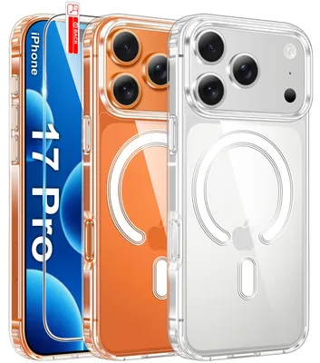 Image de Coque magnétique transparente pour iPhone 17 Pro | MAGSAFE CASE | + Verre