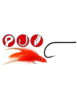 Produktbild von Gamakatsu F314 Fly Hook - 25 Angelhaken für Angelfliege & Streamer, Größe:6