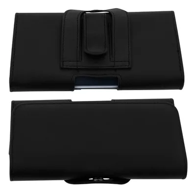 Image de Étui ceinture universel avec clip et dragonne pour smartphones 5.5" - 6.0" - Noir