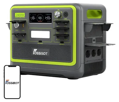 Produktbild von FOSSIBOT F2400 Ladestation mit 2400 W (grün)