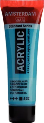Immagine prodotto di Amsterdam Serie Standard tubo di colore acrilico 20 ml blu turchese 522