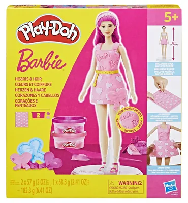 Produktbild von HASBRO - Play-Doh Barbie-Herzen und Haar-Set