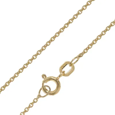 Produktbild von trendor 21835 Kette für Anhänger 925 Silber Vergoldet Ankerkette 1,3 mm, 45 cm