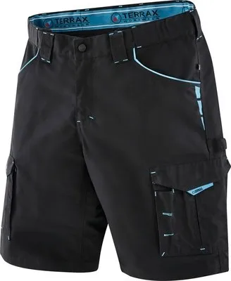 Produktbild von TX Workwear Arbeitsshorts Gr. 50 schwarz/azur