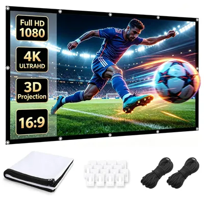 Productafbeelding van 100 inch HD Projectiescherm voor Beamer