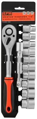 Obrázok produktu pre sada nástrčných kľúčov 1/2" 12-dielna - E-400-1951
