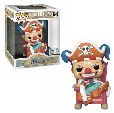 Productafbeelding van Funko Pop! Animation: One Piece - Buggy de Clown (op een troon) #1740 [Exclusief voor de zomerconventies van 2024]