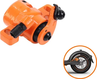 Zdjęcie produktu dla Pomarańczowy Zacisk Hamulca do Hulajnogi Ninebot F20 / F25 / F30 / F40