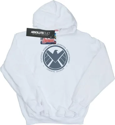 Produktbild von Marvel - "Agents Of SHIELD Logistics Division" Kapuzenpullover für Herren BI2417 (XL) (Weiß)